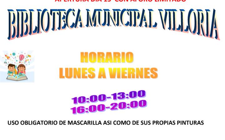 HORARIO BIBLIOTECA